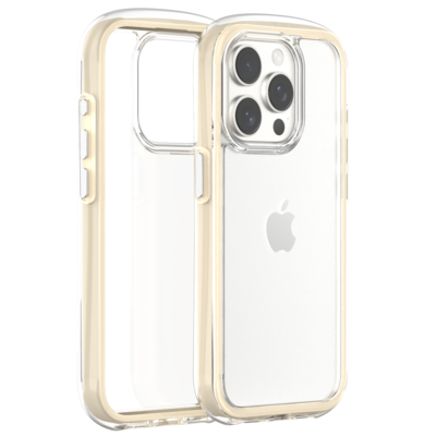 For iPhone 15 Pro TPU+PC+TPE Case -Yellow