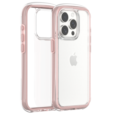 For iPhone 15 Pro TPU+PC+TPE Case -Pink