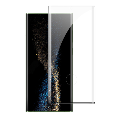 3D Curved Tempered Glass Screen Protector with sensor pad for Samsung Galaxy S23 Ultra