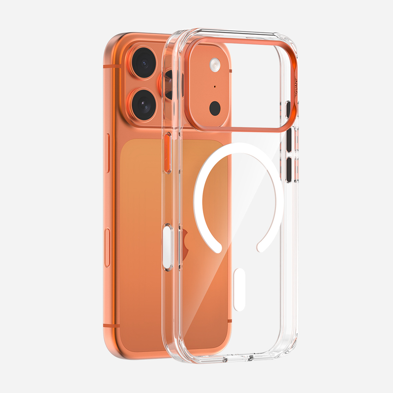 Mag-Glass Case-iPhone 17 Orange