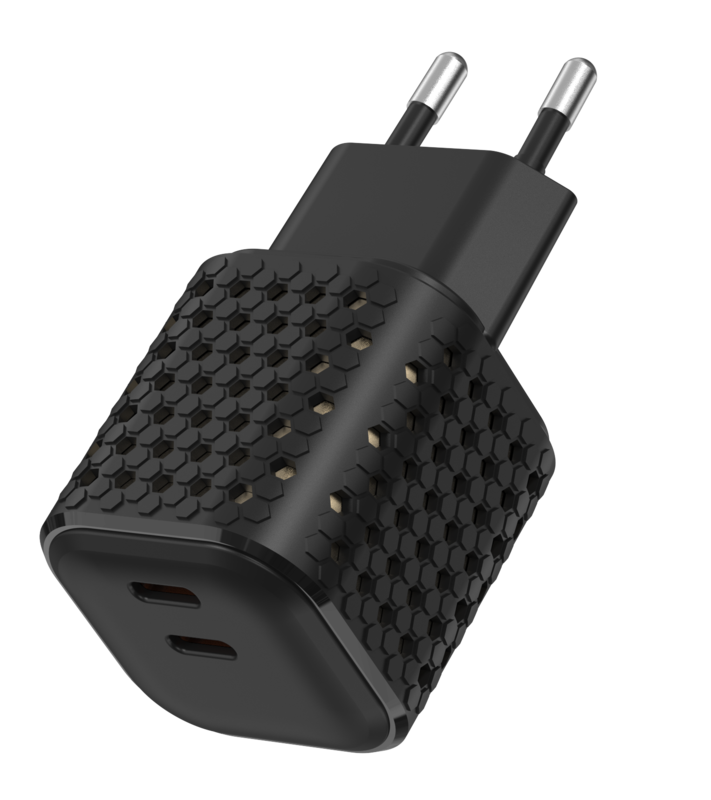 Ultra Compact 100W - 1C GaN Mini Charger-BLACK-EU